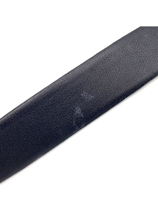 Dior Trotter Leather Canvas Navy Belt Gold main image 5